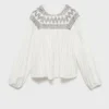 Camicetta con dettagli ricamati Camicetta con dettagli ricamati