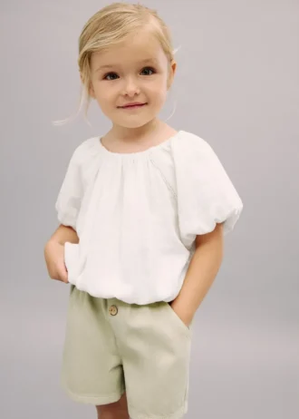 Camicetta con maniche a sbuffo