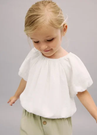 Camicetta con maniche a sbuffo