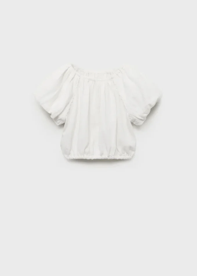 Camicetta con maniche a sbuffo Camicetta con maniche a sbuffo