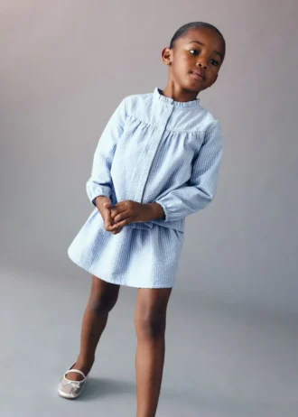 Camicetta in cotone a righe