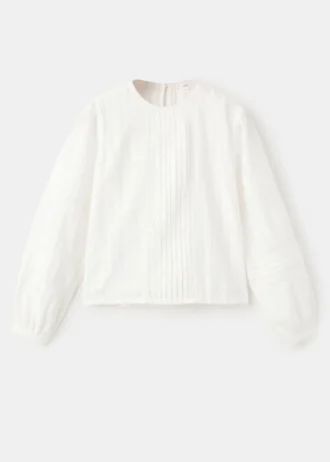 Camicetta in cotone ricamata Camicetta in cotone ricamata