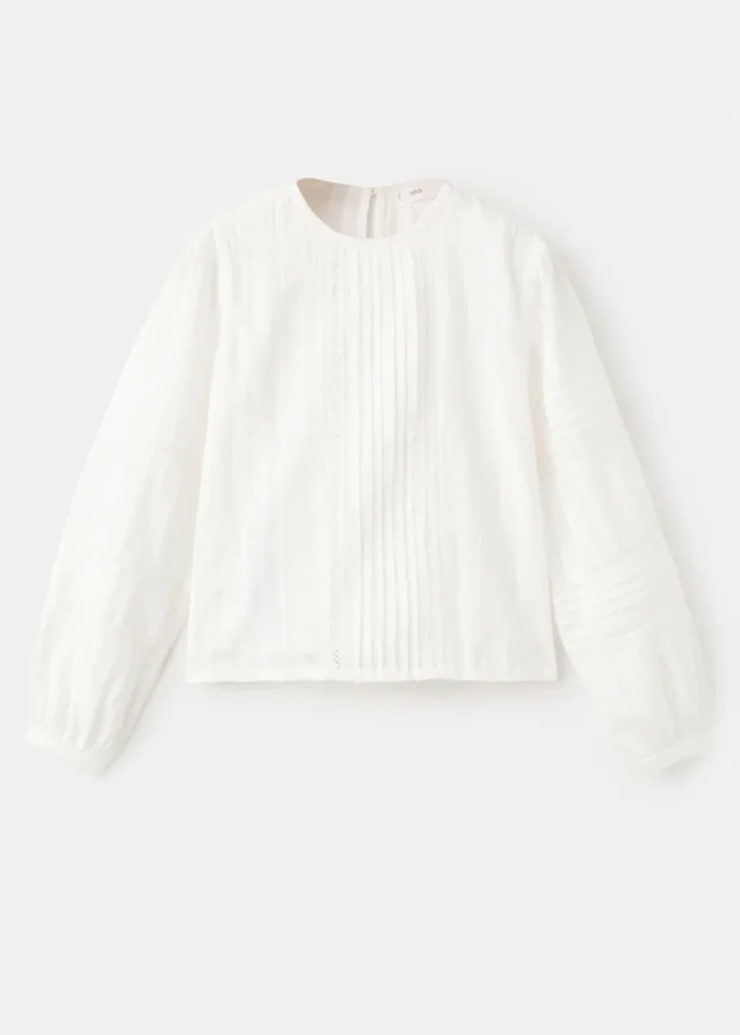 Camicetta in cotone ricamata Camicetta in cotone ricamata