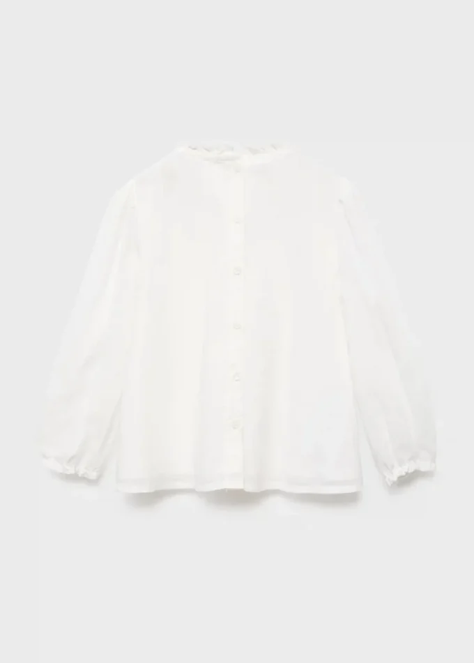 Camicetta in cotone ricamata