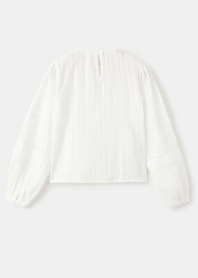 Camicetta in cotone ricamata Camicetta in cotone ricamata