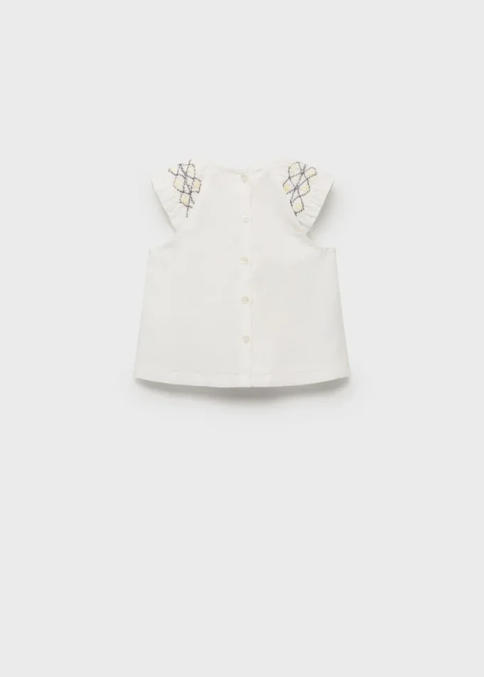 Camicetta in cotone ricamata Camicetta in cotone ricamata