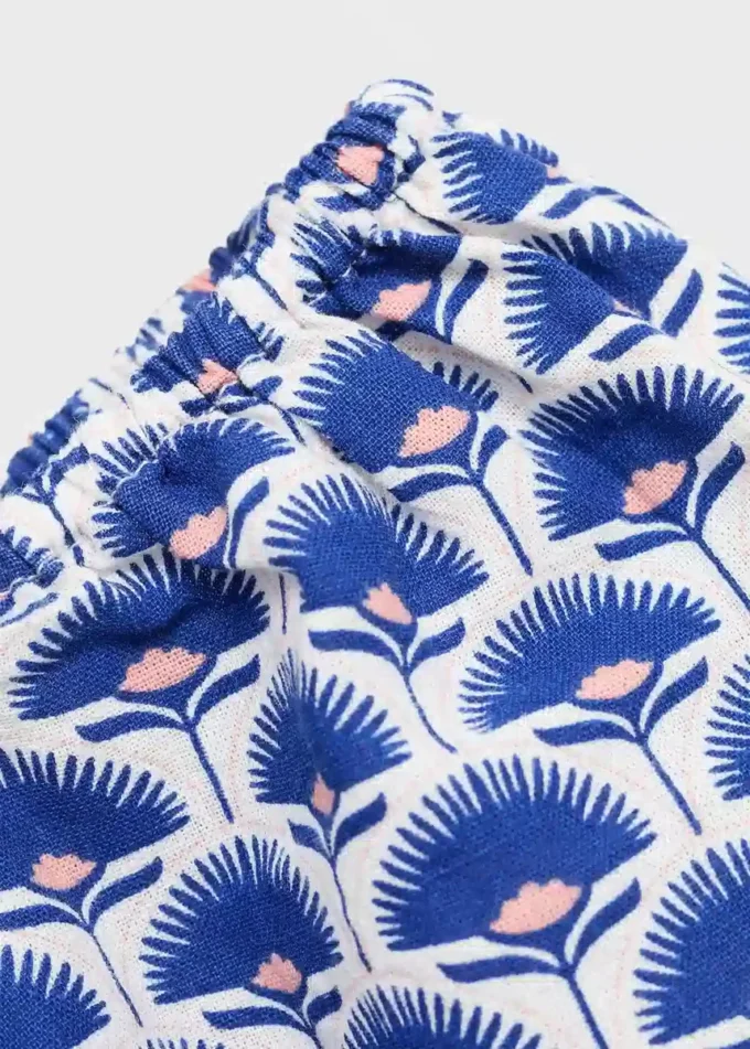 Camicetta in lino stampato Camicetta in lino stampato