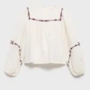 Camicetta ricamata Bambula Camicetta ricamata Bambula