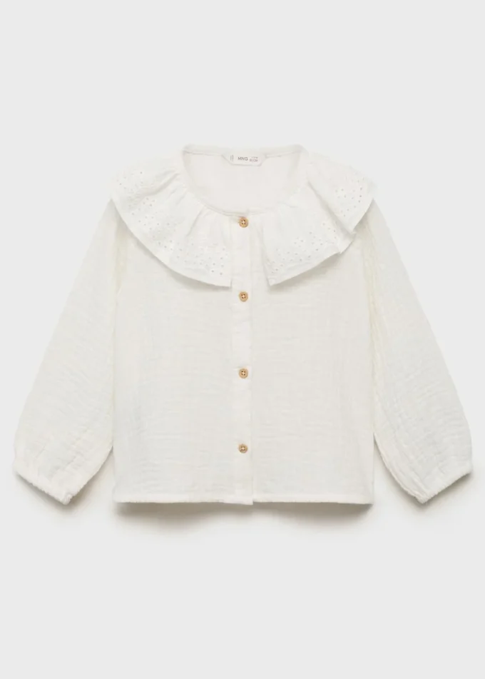 Camicetta ricamata Bambula