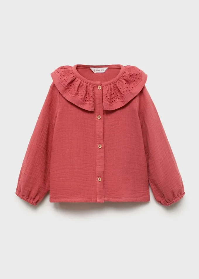 Camicetta ricamata Bambula