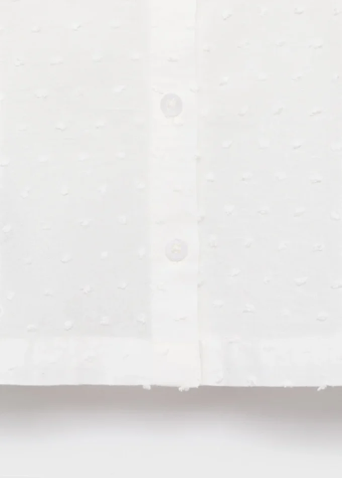 Camicetta ricamata in plumetis Camicetta ricamata in plumetis