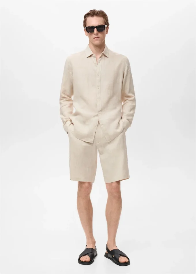 Camicia 100% lino