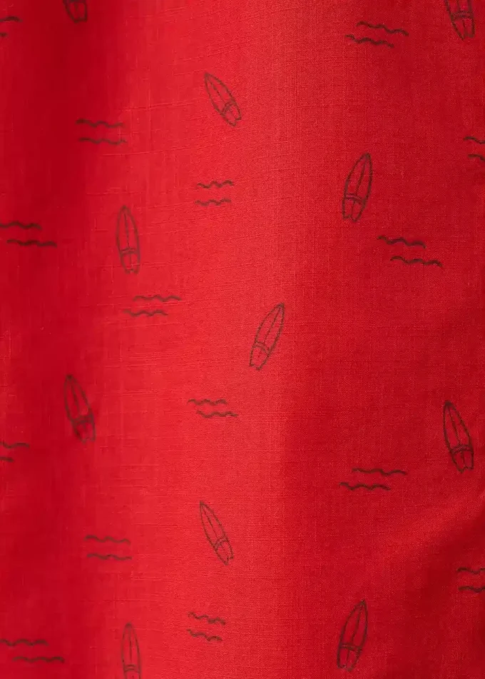 Camicia a maniche corte stampata