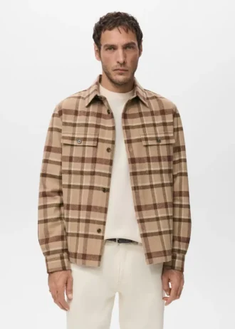 Camicia a quadri con tasche