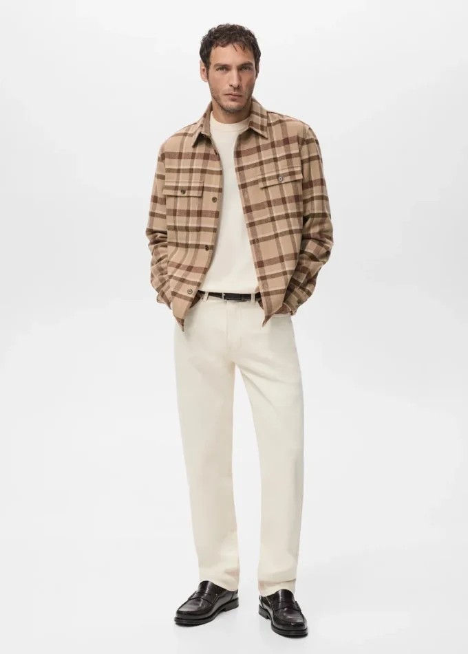 Camicia a quadri con tasche Camicia a quadri con tasche