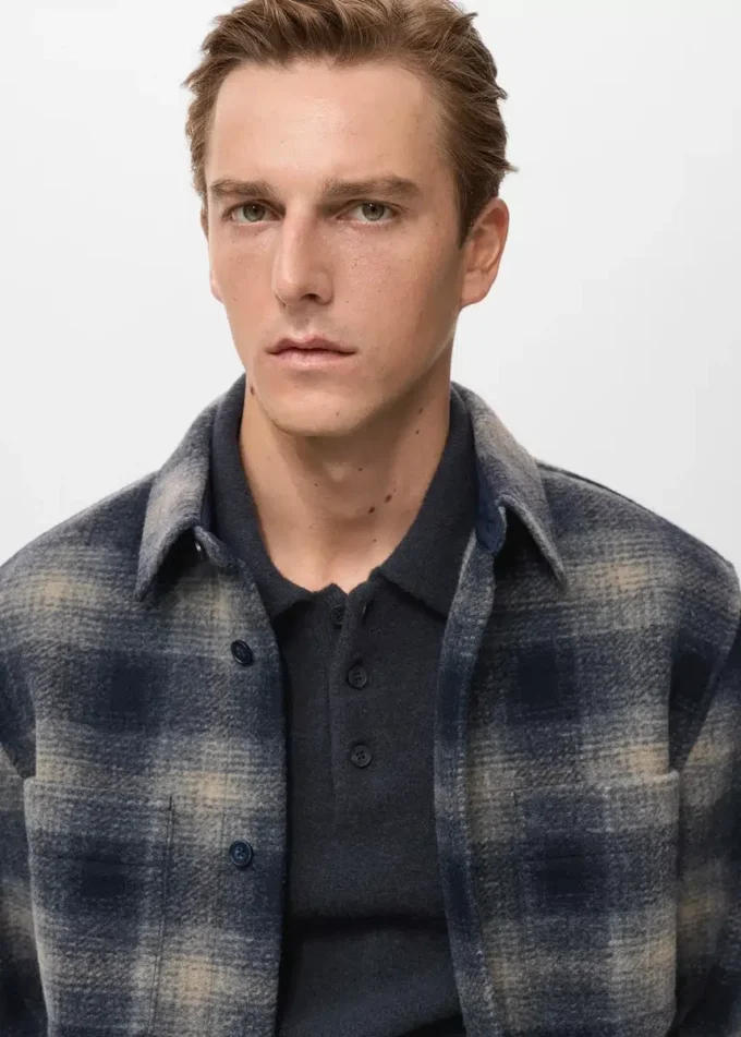 Camicia a quadri con tasche