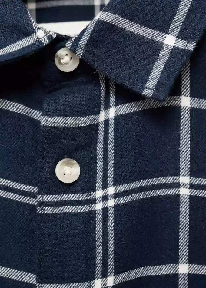 Camicia a quadri in cotone Camicia a quadri in cotone