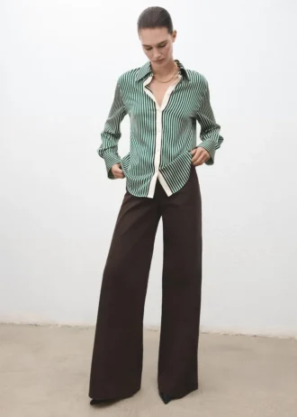 Camicia a righe combinata