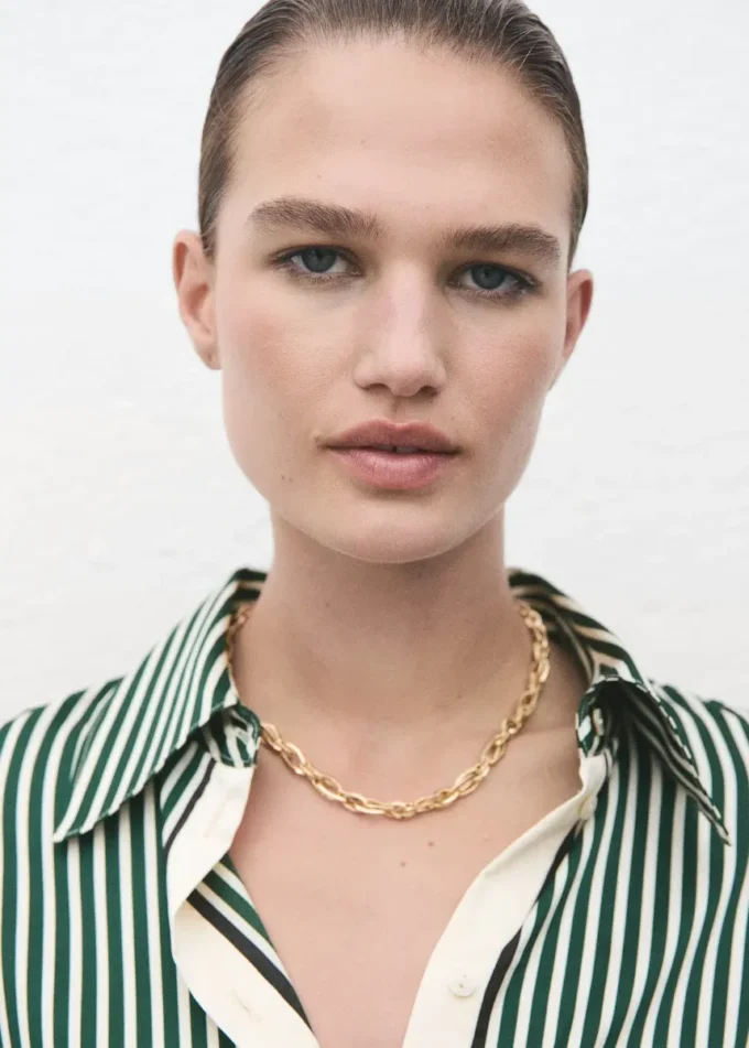 Camicia a righe combinata Camicia a righe combinata