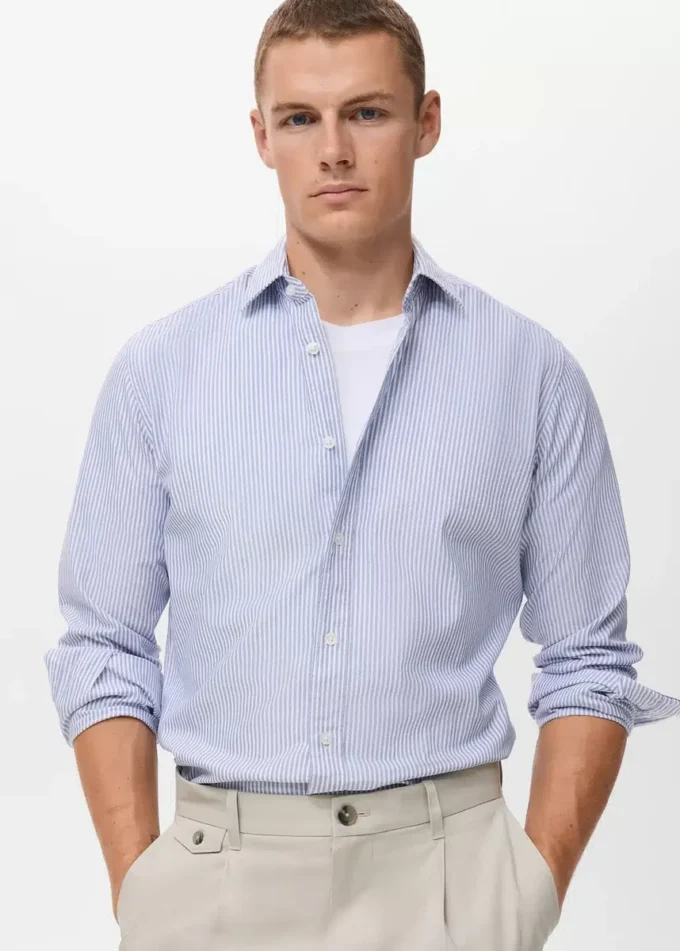 Camicia a righe Kodak 100% cotone Camicia a righe Kodak 100% cotone