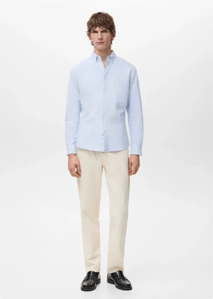 Camicia a righe Kodak 100% cotone Camicia a righe Kodak 100% cotone