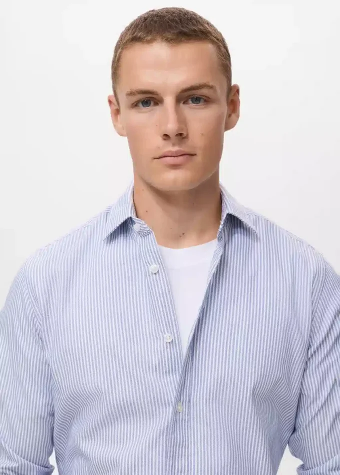 Camicia a righe Kodak 100% cotone Camicia a righe Kodak 100% cotone