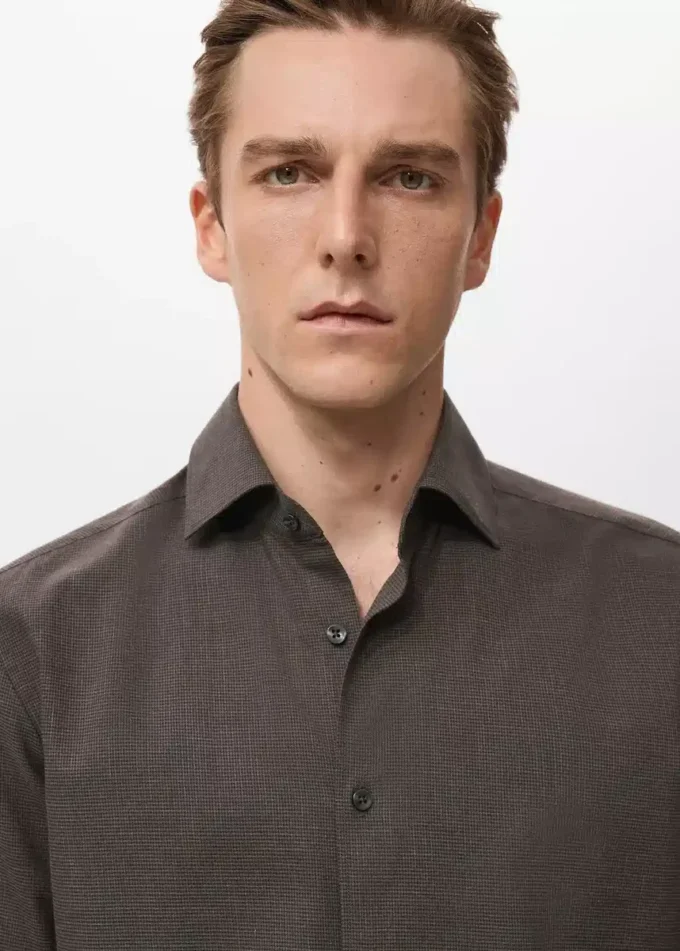 Camicia a righe regular fit 100% cotone Camicia a righe regular fit 100% cotone