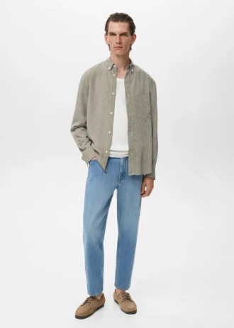 Camicia a righe vestibilità regolare