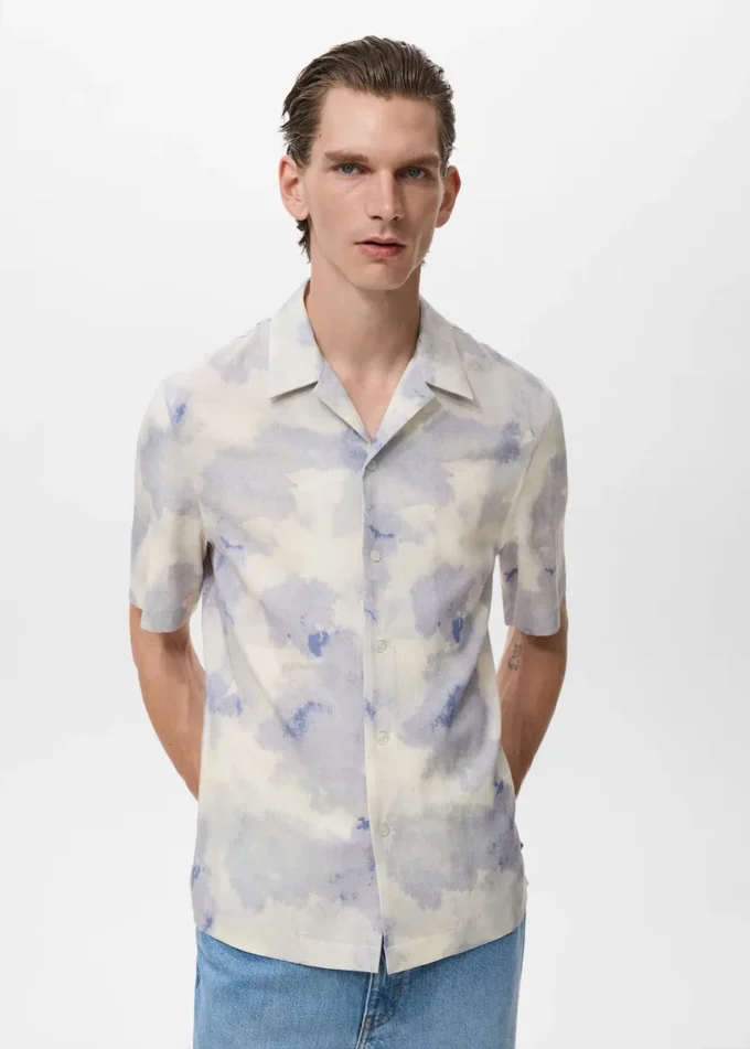 Camicia bowling stampata Camicia bowling stampata