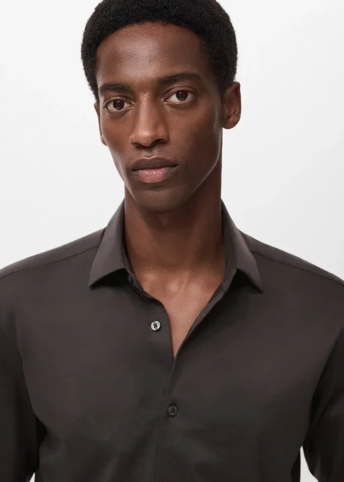 Camicia comfort stretch non stirabile Camicia comfort stretch non stirabile