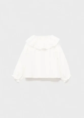 Camicia con doppio colletto alla coreana Camicia con doppio colletto alla coreana