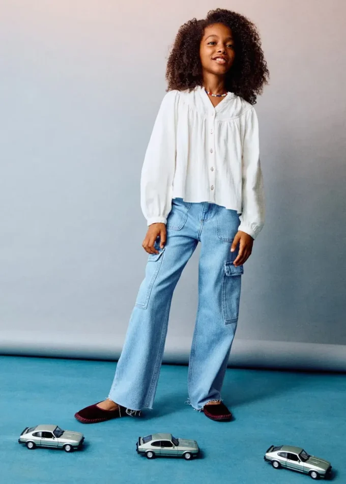 Camicia con maniche a sbuffo Camicia con maniche a sbuffo