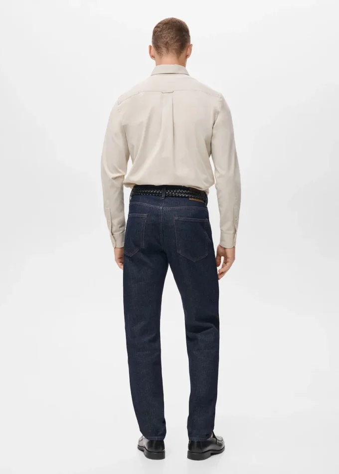 Camicia con taschino 100% cotone, vestibilità regolare MANGO USA Camicia con taschino 100% cotone, vestibilità regolare MANGO USA