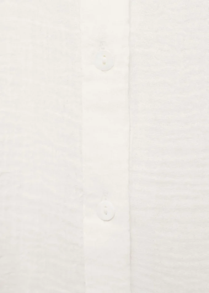 Camicia con volant increspati Camicia con volant increspati