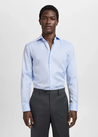 Camicia da abito strutturata slim fit