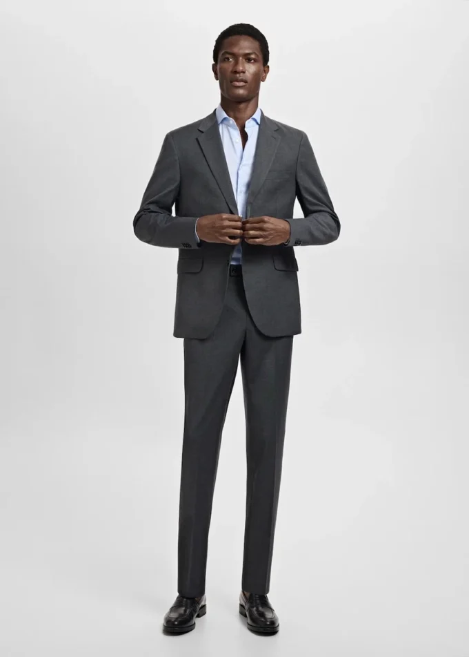 Camicia da abito strutturata slim fit Camicia da abito strutturata slim fit