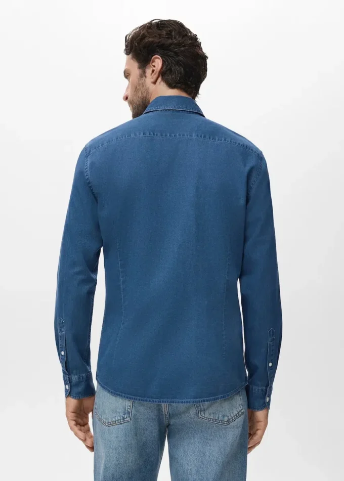 Camicia in chambray 100% cotone Camicia in chambray 100% cotone