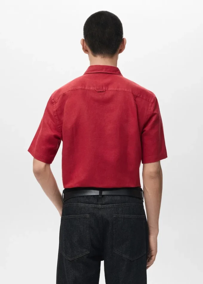 Camicia in cotone a maniche corte Camicia in cotone a maniche corte