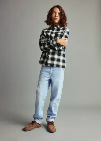 Camicia in cotone a quadri