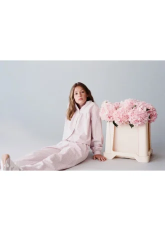 Camicia in cotone a righe