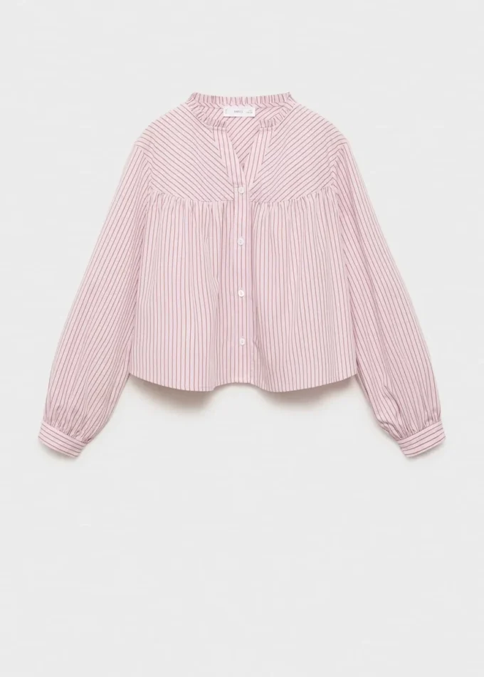 Camicia in cotone a righe Camicia in cotone a righe