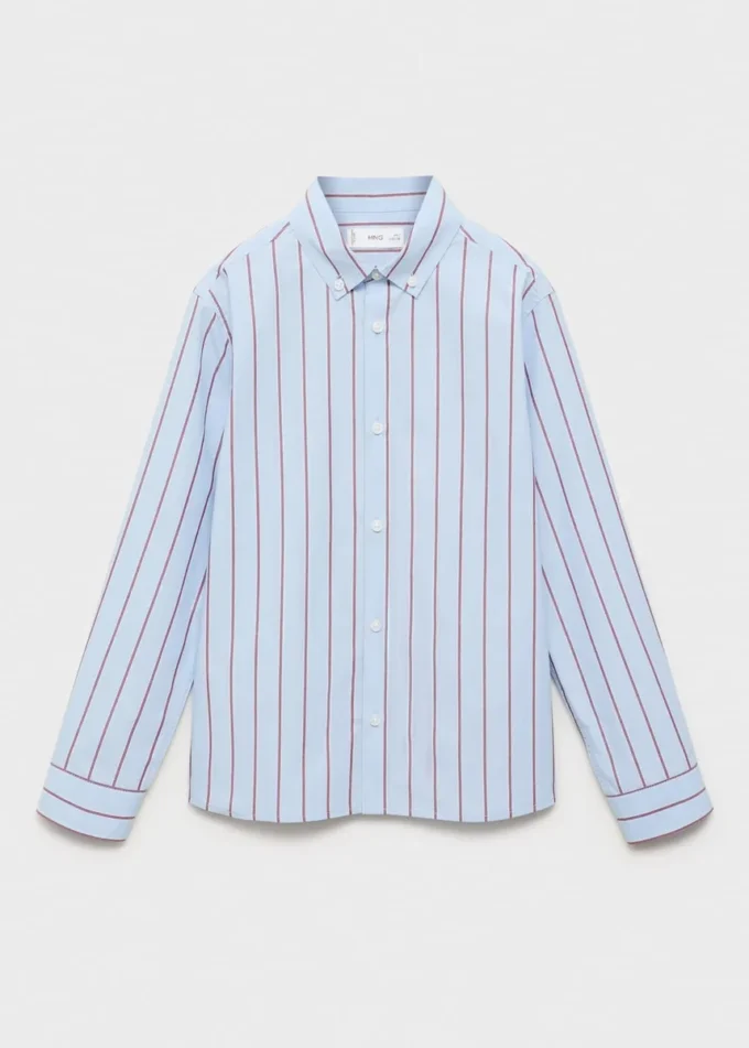 Camicia in cotone a righe Camicia in cotone a righe