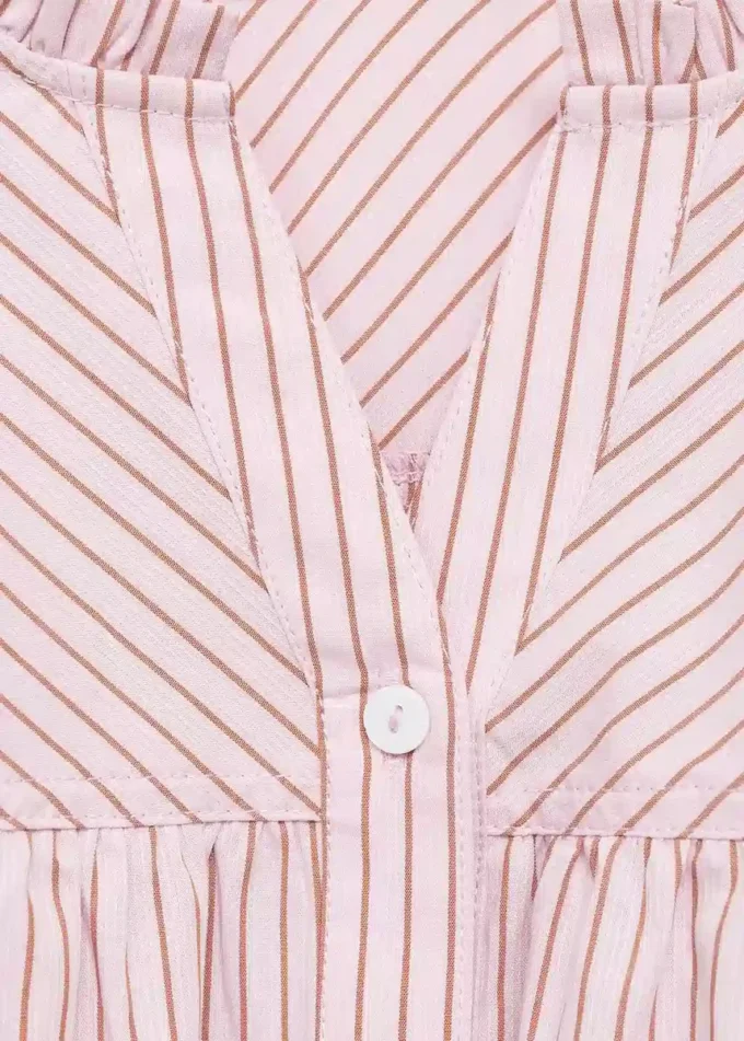 Camicia in cotone a righe Camicia in cotone a righe