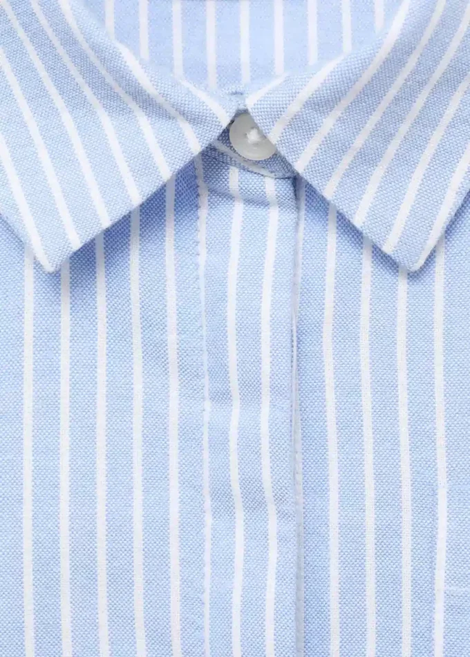 Camicia in cotone a righe Camicia in cotone a righe
