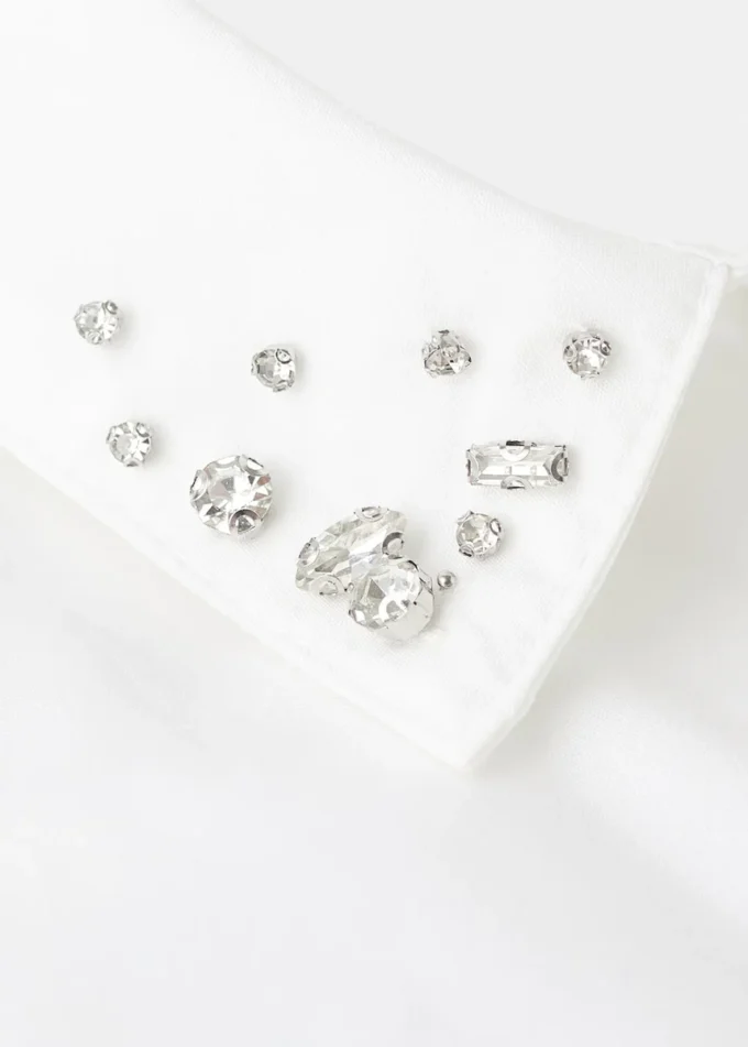 Camicia in cotone con decorazioni Camicia in cotone con decorazioni