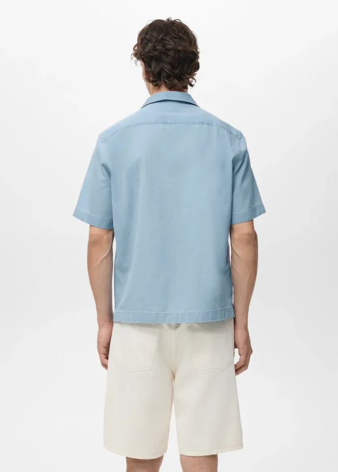 Camicia in denim 100% cotone Camicia in denim 100% cotone