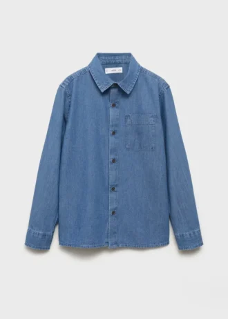 Camicia in denim di cotone