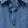 Camicia in denim di cotone