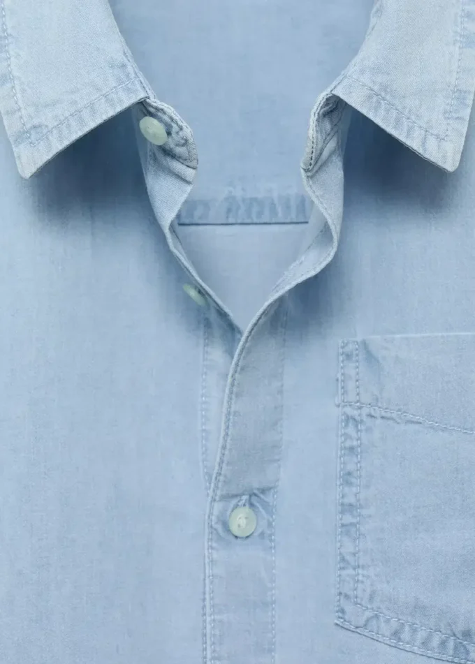 Camicia in denim di cotone