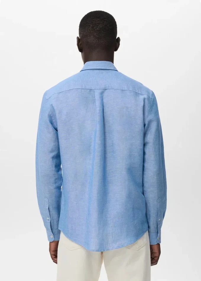 Camicia in lino con tasche Camicia in lino con tasche